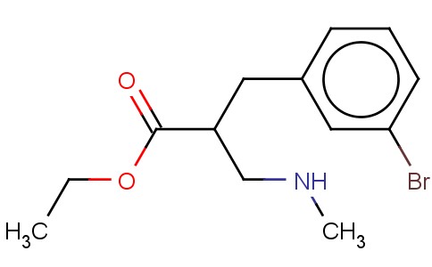 3-(3-BROMO-PHENYL)-2-METHYLAMINOMETHYL-PROPIONIC ACID ETHYL ESTER